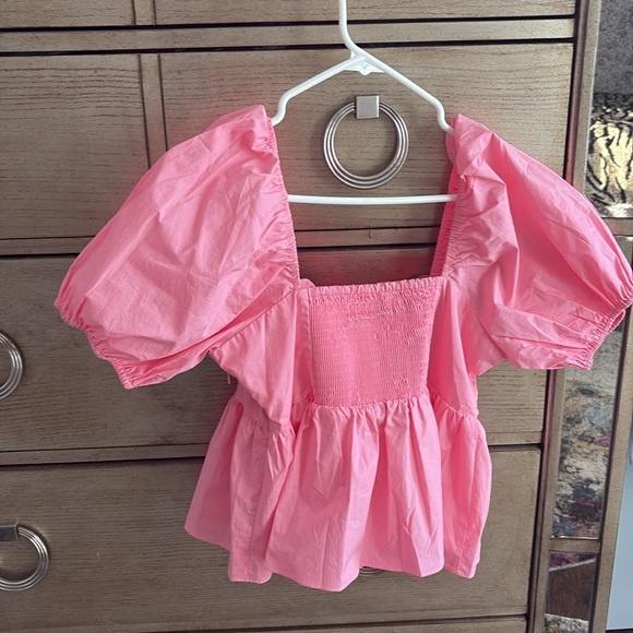 English Factory poplin corsage top, size M, new - Picture 5 of 8